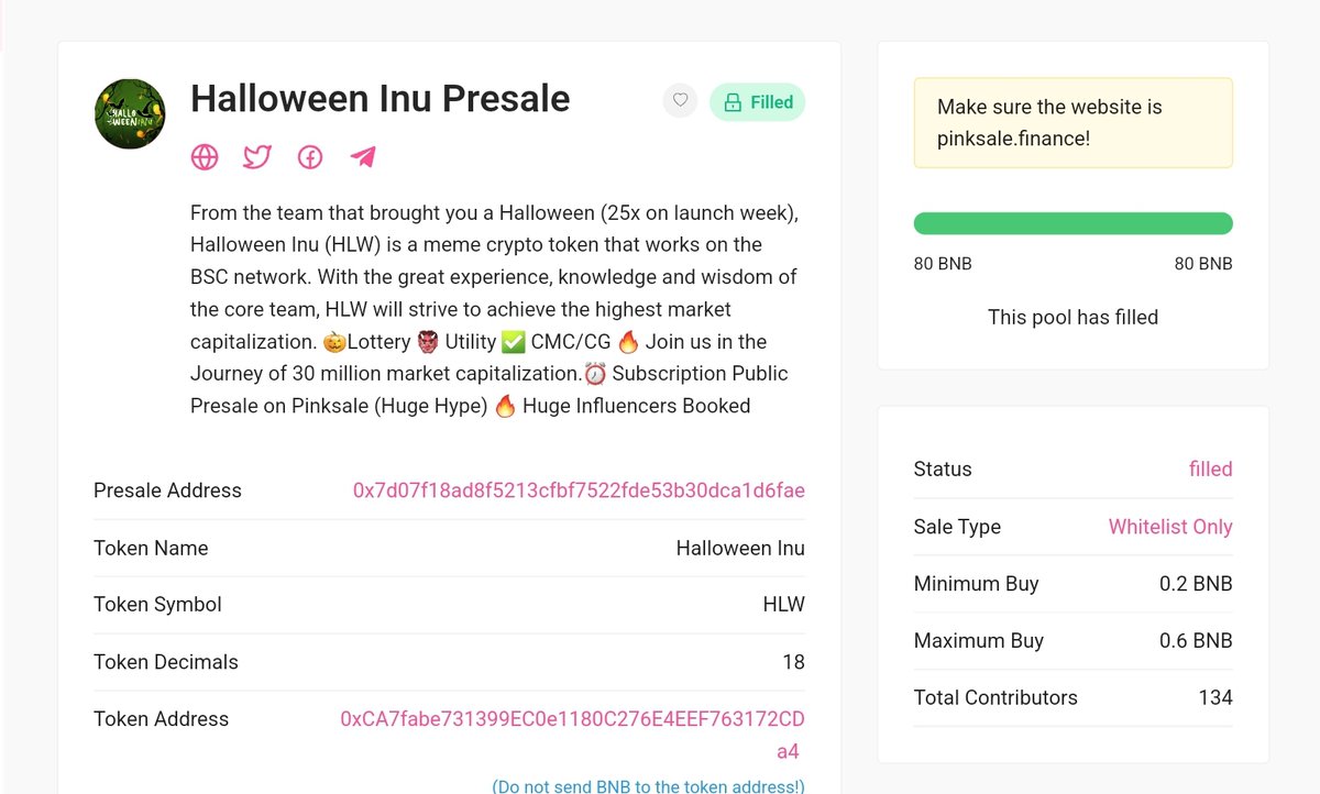 PinkSale (Pink Ecosystem) tweet media