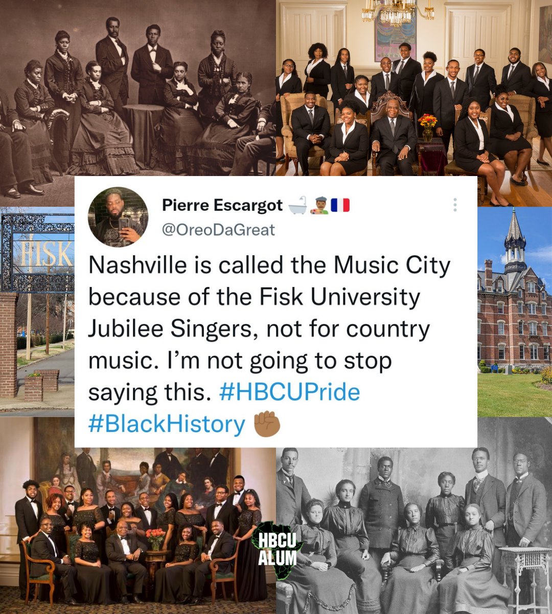 Did you know the world renowned #FiskJubileeSingers put Nashville on the musical map long before the city became famous for its honky-tonks and slide guitars?