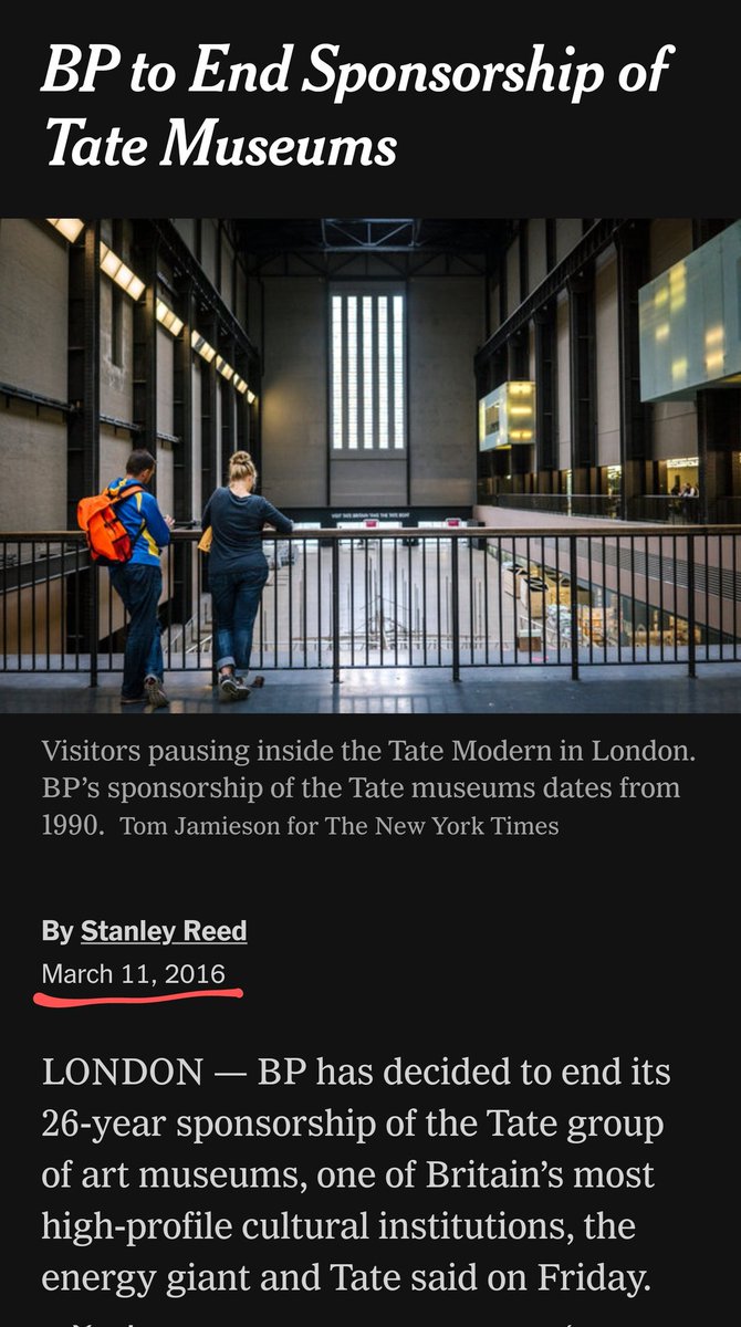 nef_g's tweet photo. @VekaDuncan BP to End Sponsorship of Tate Museums https://t.co/DGpA9jvEaU https://t.co/8lT5dn3gBg