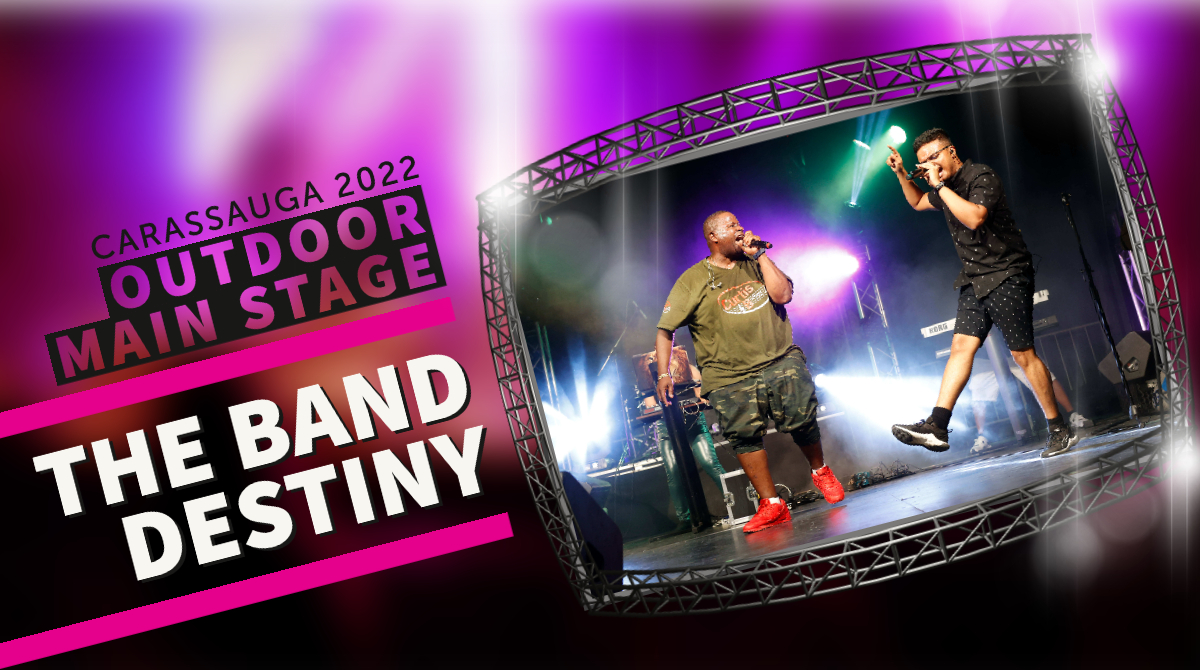 Check out <a href="/TheBandDestiny/">THE BAND DESTINY</a> performance from this years Carassauga's Festival of Cultures. If you love Soca, Chutney and Reggae then stream their performance here. 

youtu.be/GGYVSur7bF8