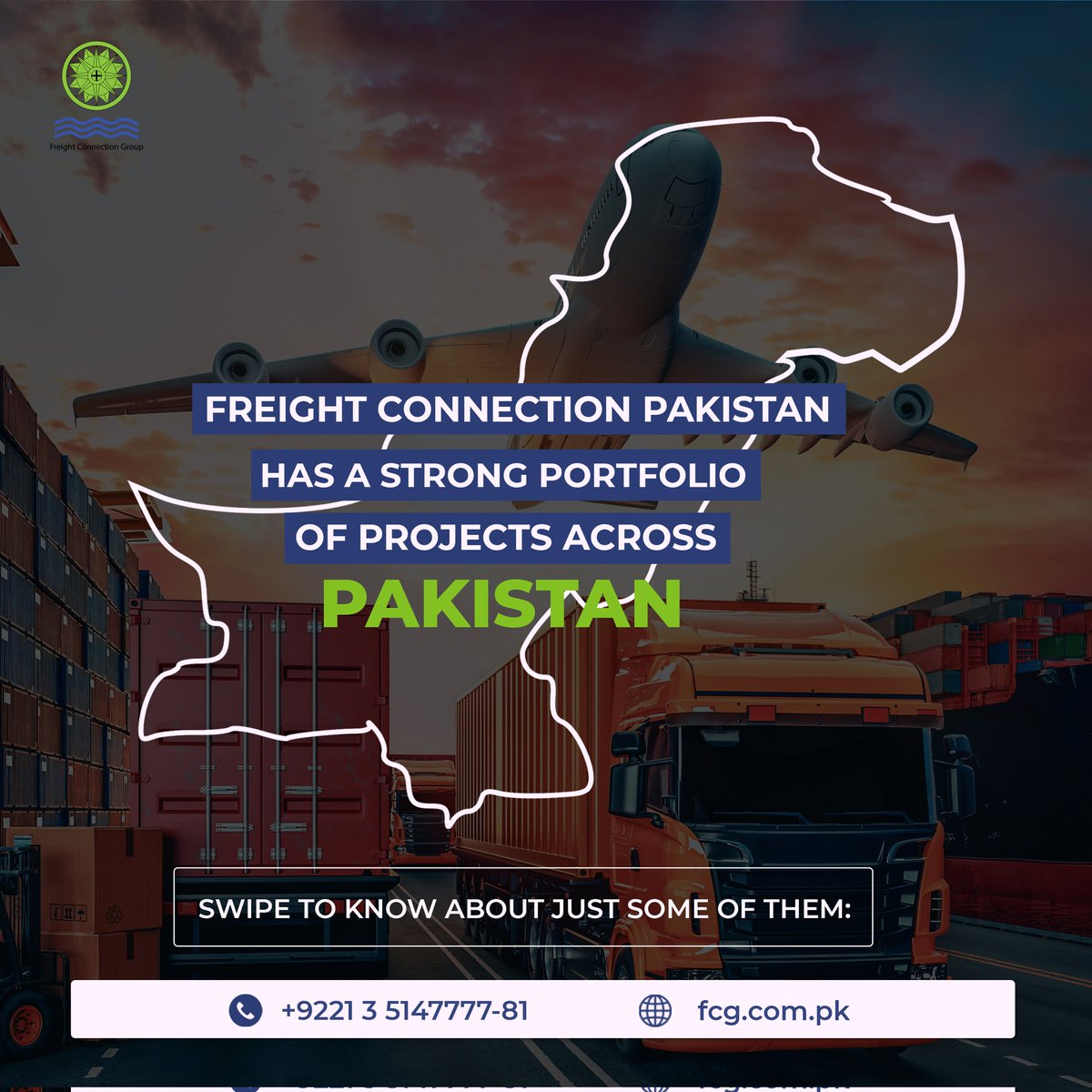 FCPPL_Logistics's tweet image. Over our century’s worth of experience, we have amassed a substantial amount of projects. You can trust us to deliver, as we always have.

Learn about our local projects by swiping along

#freightconnectionpakistan #localprojects #Pakistan