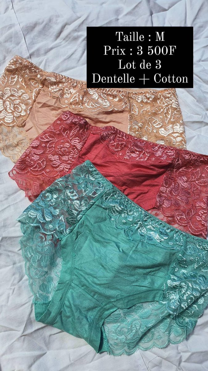 ShopLoose's tweet photo. 🔥It's Time to buy Panties🔥
Tous les détails sont sur images
Vous pouvez nous contacter DM ou 
Wha : https://t.co/2byEFDm3zi https://t.co/EAnwpVn3hp