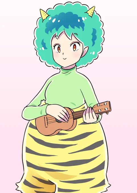 AIに描かせた令和ラムちゃん。ということにしておこう 