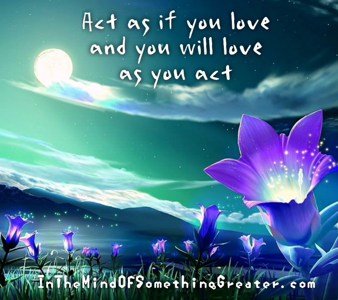 SomethingGreate's tweet image. Act as if you love and you will love as you act.
bit.ly/2Yxvp2q
lnkd.in
lnkd.in/eF6bEgd 

#MindofSomethingGreater  #God  #healing #SomethingGreater   #LoveSelf  #spirituality #enlightenment #somethinggreater 
 #meditation
#mentalhealth
