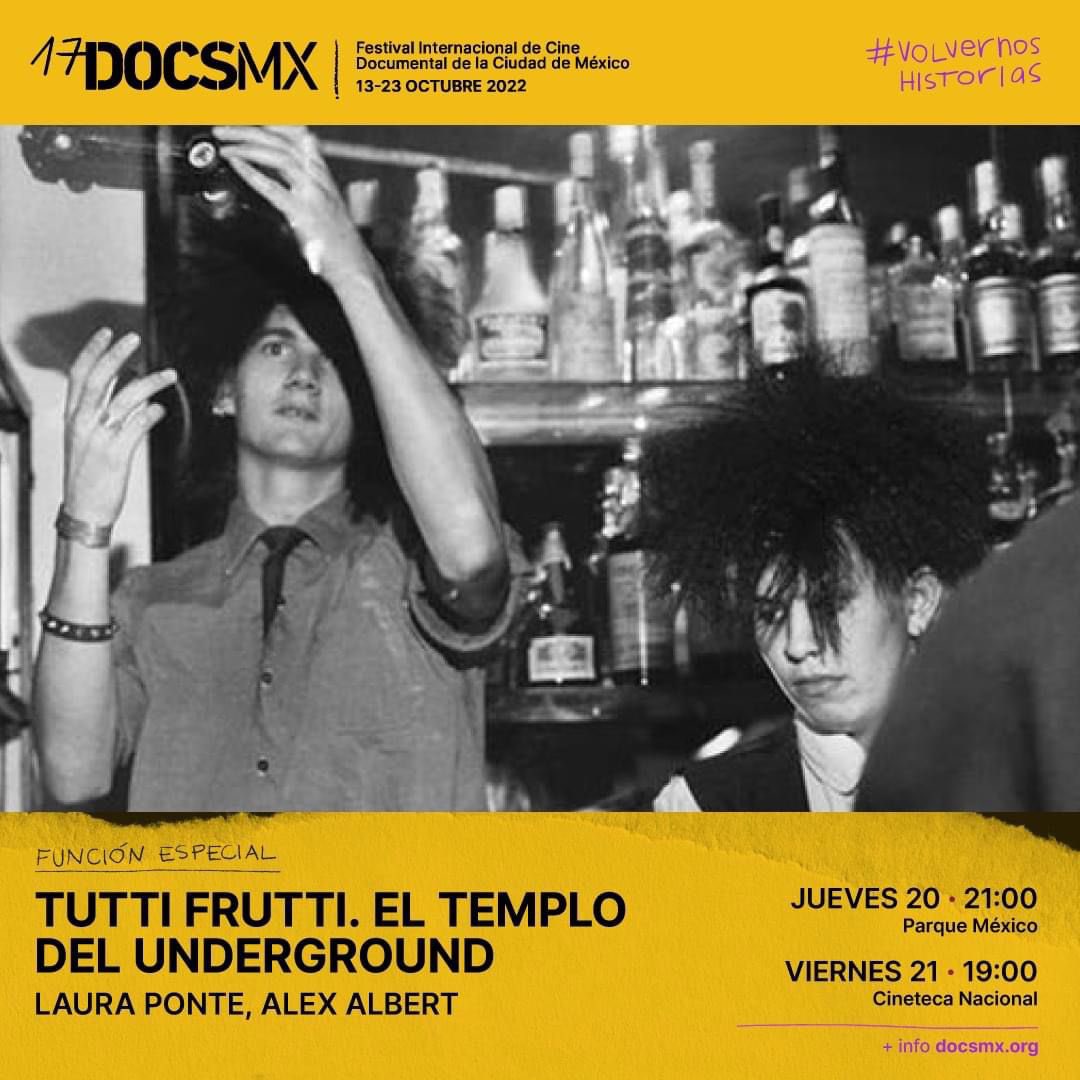 replicafilms's tweet image. Estreno oficial en el marco de DOCSMX 2022!
Nos vemos el jueves 21:00hrs en el Parque México, entrada libre!