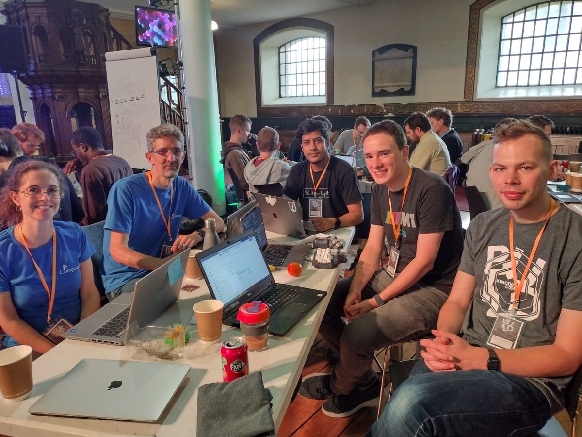 compassionuk's tweet photo. Fantastic to be at our first @kcodeuk BUILD! 👩‍💻🧑‍💻 
Thank you for your support to bring our virtual challenge dreams to life.
#build #inspiration #hackathon #faithandtech #virtualchallenge #strava https://t.co/RWPqFfZ3Cl