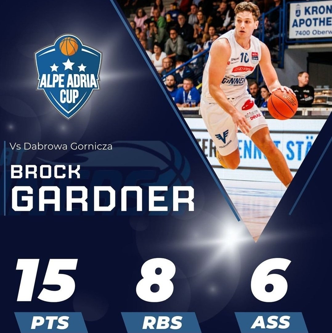 Great start to Year 3 as a pro for Tri-City Christian alum Brock Gardner leading his Oberwart Gunners to a 3-0 start. Fun to watch him play vs other AZ ballers Nick Allen &amp; Alonzo Verge in Europe. Great job <a href="/brockbgardner/">Brock Gardner</a>!