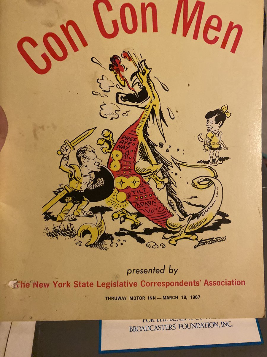 KristinSalvi191's tweet photo. Cleaning out the basement today and found these two gems of my Father-in-law’s. Mario Cuomo #SOTS from 1987 and an #Albany #LCA program from 1967 🎥 🎙️ @AlbanyArchives https://t.co/KQJfQB3ulH