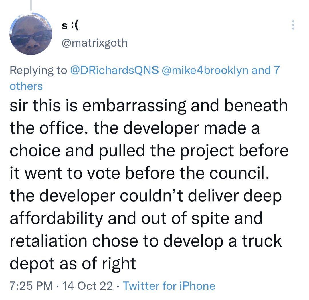 mike4brooklyn's tweet photo. I don't know Richards, but It's a mistake to believe that most electeds are good &amp; altruistic people. When history has shown us that these offices have been &amp; continue to be replete with reprobates. We think the bar for public office is high, when in reality the bar is in hell. https://t.co/5Dgf7WKFAi