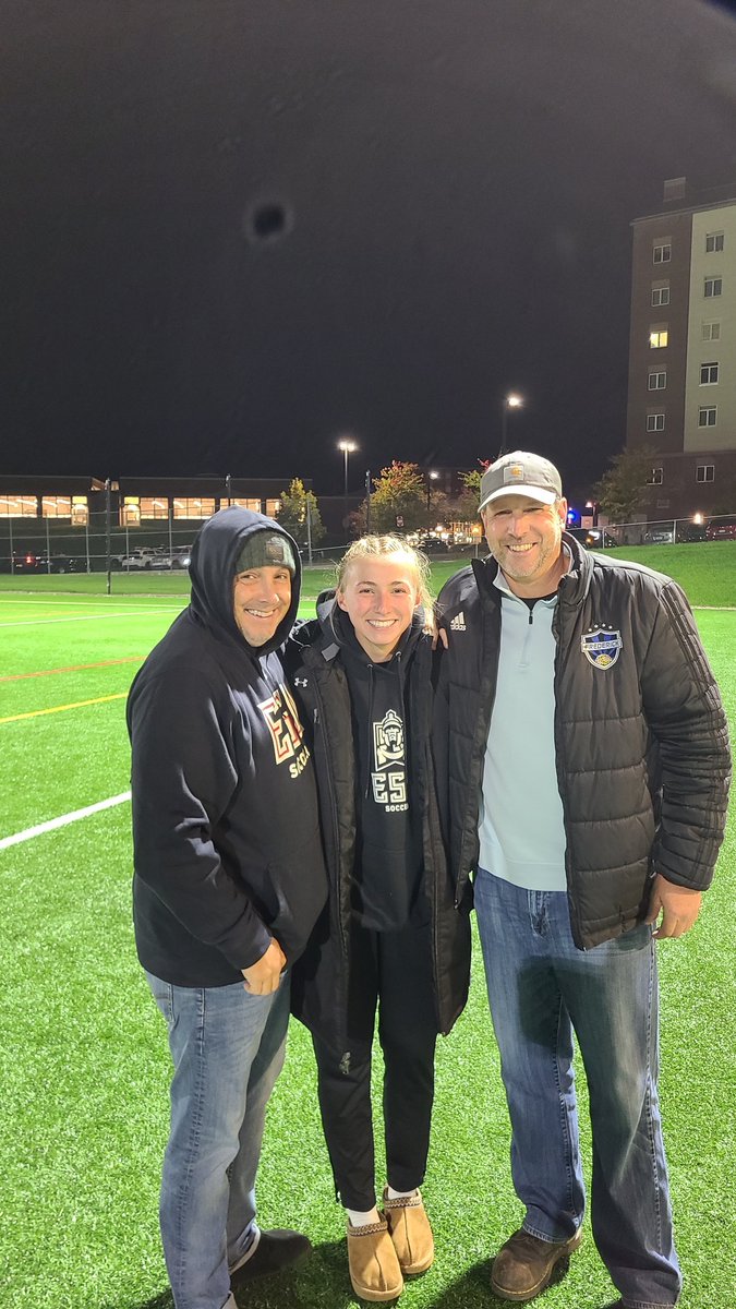 FCFrederick's tweet photo. FCF coaches Bob Smith & Chuck Hommey saw Millie Smith score a nice goal for @ESUWarriors against rival @KUGoldenBears in @PSACsports action last Saturday! #fcfrederick #fcfalumni #fcf #PSACWSOC https://t.co/lXU4fsoyga