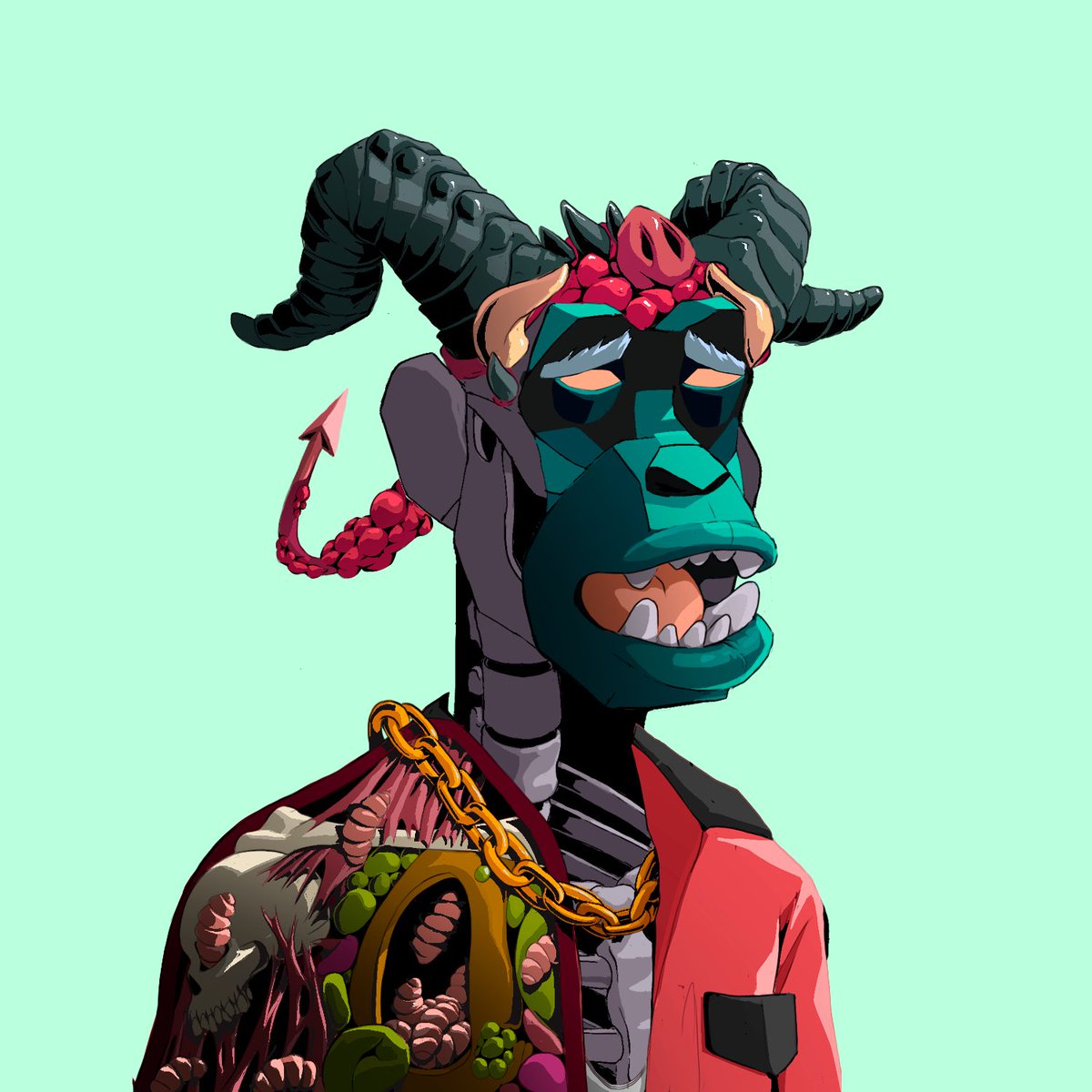 Update on my favorite tox primates an devil horns looks wild  <a href="/Primatesnft/">Primates🌿</a>