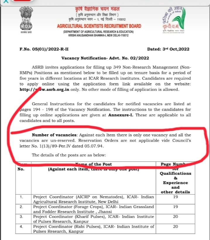 ProfBMeshram's tweet photo. @thevijaysampla, Chairman, NSC, @ncsthq @NCBC_INDIA &amp; @RamdasAthawale
must refer &amp; bring into public that @PRupala, @icarindia, @Dept_of_AHD
has brought the see change while filling the vacancies of @ScientistBoard. They've #stopped_the_reservation while violating Govt policies! https://t.co/4PXtvqWfO3