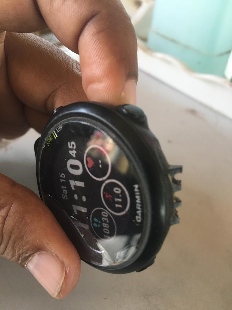 ImDebnath's tweet photo. @Garmin , how big a problem is this to solve? Watch after watch, year after year, the watch-band connector remains your Achilles Heel. https://t.co/1WOeGWnJ9n