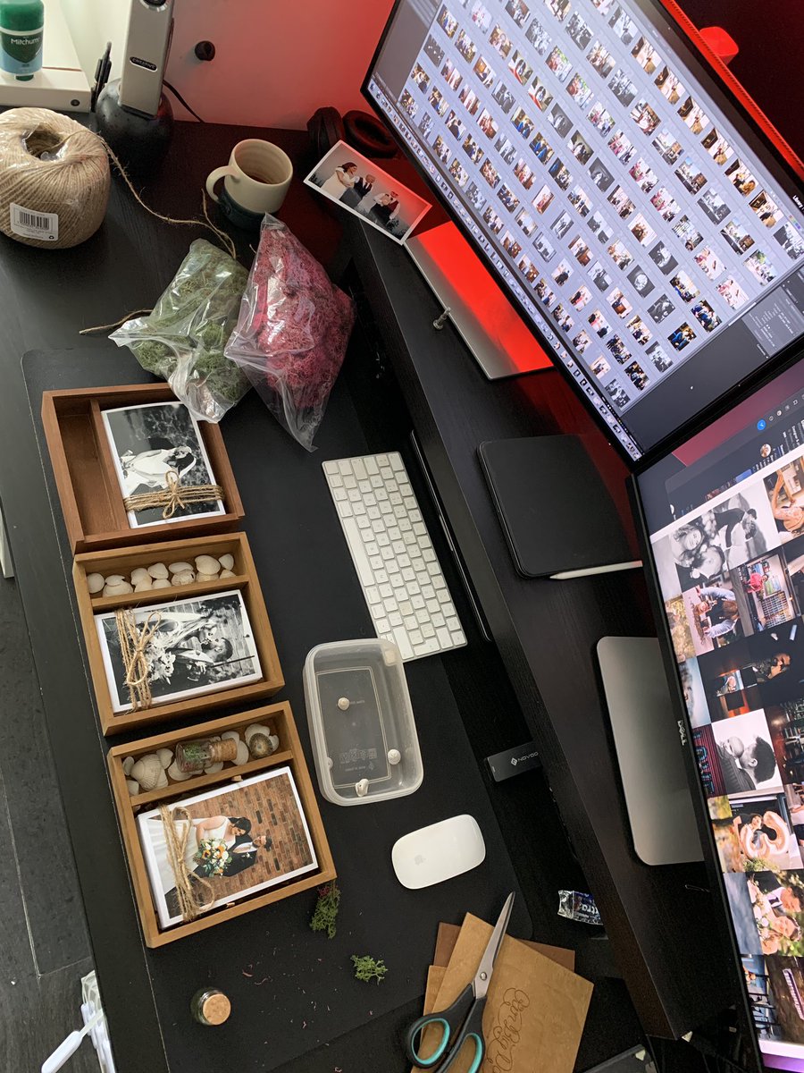 Wedding box making today 🧶