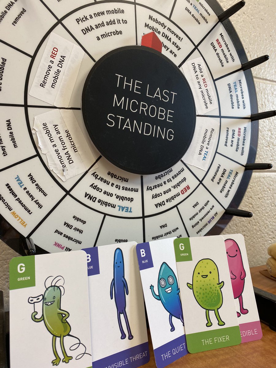 Avis_Favaro's tweet photo. Scientists have pet projects like this game called ‘The Last Microbe Standing”to teach kids and adults about #bacteria #phages #DNA @BatstoneRebecca hopes to offer it widely. She and her dad are working on how to do that. @McMasterU #scienceeducation https://t.co/d4PiMskjA7