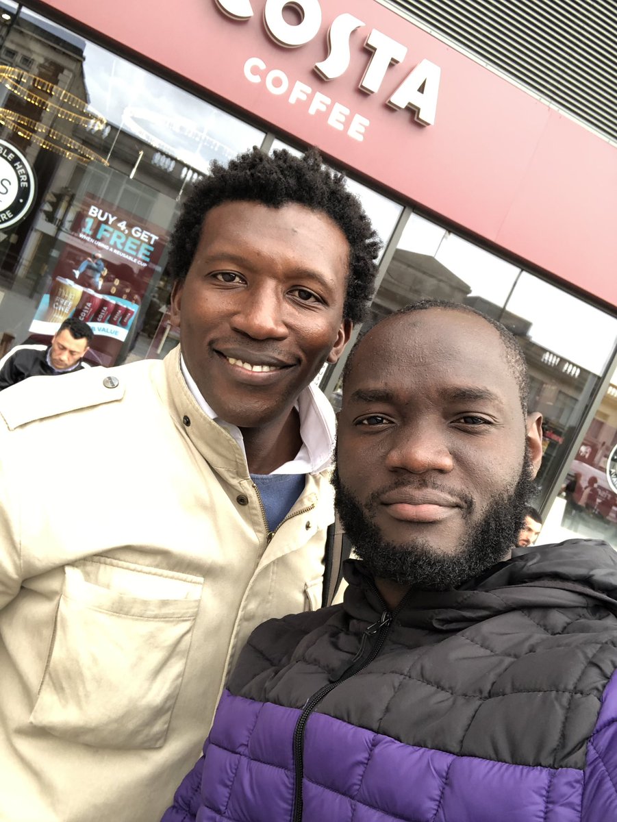 atagenda's tweet photo. It’s been glad meeting @CephasTendereza , a Ugandan football ambassador. Trust me this guy loves football 💪🏽💜 https://t.co/BXbYZgYLr0
