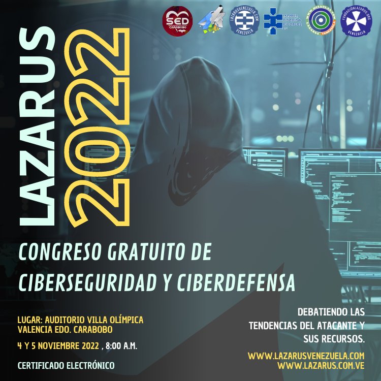 LAZARUSCIIL's tweet photo. Sé parte de este gran Evento gratuito.

Dirigido a: Abogados, Criminalistas, Informáticos, Funcionarios Policiales, Judiciales, Ingenieros, estudiantes de todas estas especialidades y entidades dedicadas a la seguridad de la información.

Reserva https://t.co/T0otcYi9W7 https://t.co/MvC9uXPXZT
