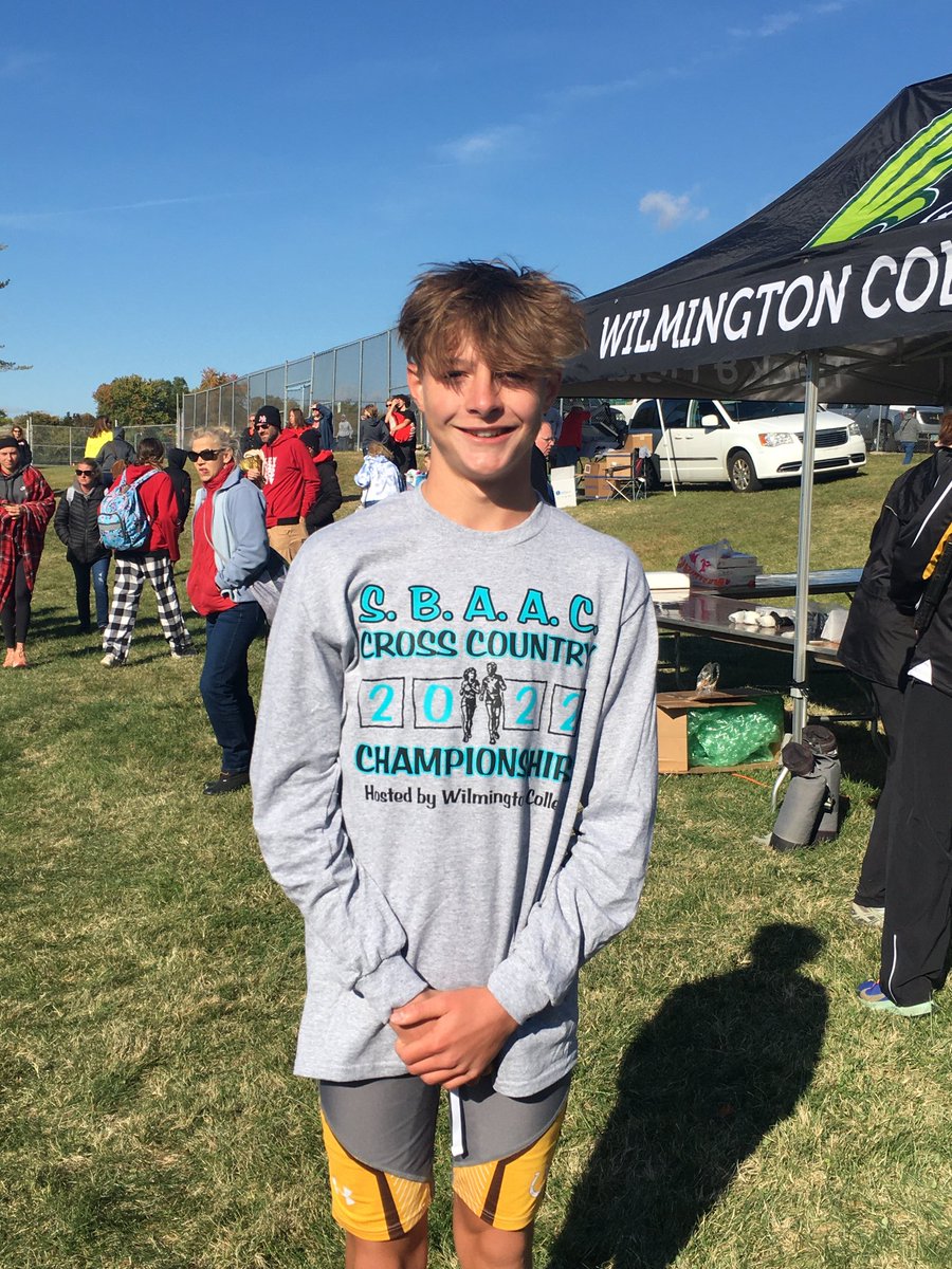 wbhsathletics's tweet photo. Congrats to the Boys Varsity CC team!  SBC American Division Champions!  Congrats to freshmen Brayden Dill who is the Runner of the Year! https://t.co/HLLnex5ZCM