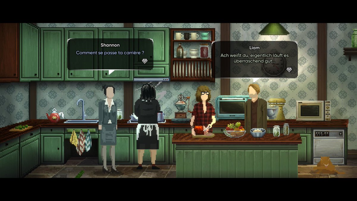 catsvideogame's tweet photo. We heard you, our German and French fans! We are proud to announce that CatOL will be supporting German and French languages right from the release!

#screenshotsaturday #pixelart #cats #indiedev #indiedev #indiegame #adventuregames https://t.co/PhkesNnpLb
