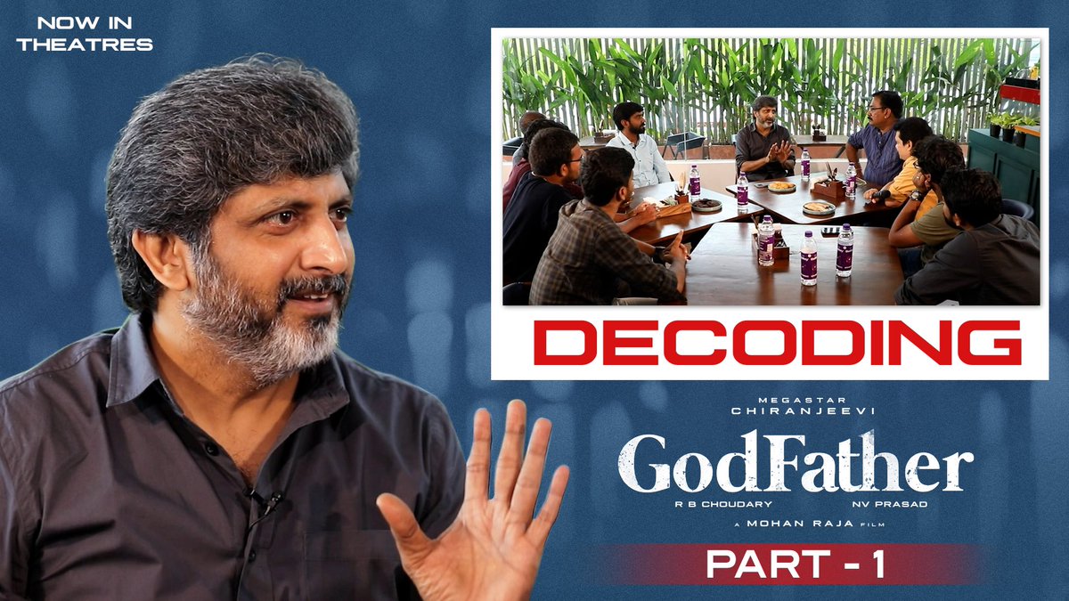Konidela Pro Company (@konidelapro) on Twitter photo Director <a href="/jayam_mohanraja/">Mohan Raja</a> and his team talk about taking a remake and making it a HUMONGOUS BLOCKBUSTER ❤️🔥
'Decoding #GodFather' Part 1 out now.
- youtu.be/SK4A-q0Xanw
#BlockbusterGodfather Director <a href="/jayam_mohanraja/">Mohan Raja</a> and his team talk about taking a remake and making it a HUMONGOUS BLOCKBUSTER ❤️🔥
'Decoding #GodFather' Part 1 out now.
- youtu.be/SK4A-q0Xanw
#BlockbusterGodfather