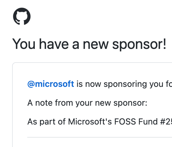 GiulioCanti's tweet photo. Thanks @Microsoft for sponsoring me on @github! And thanks Vincenzo Chianese to make it happen! https://t.co/HoRIQzNuAp