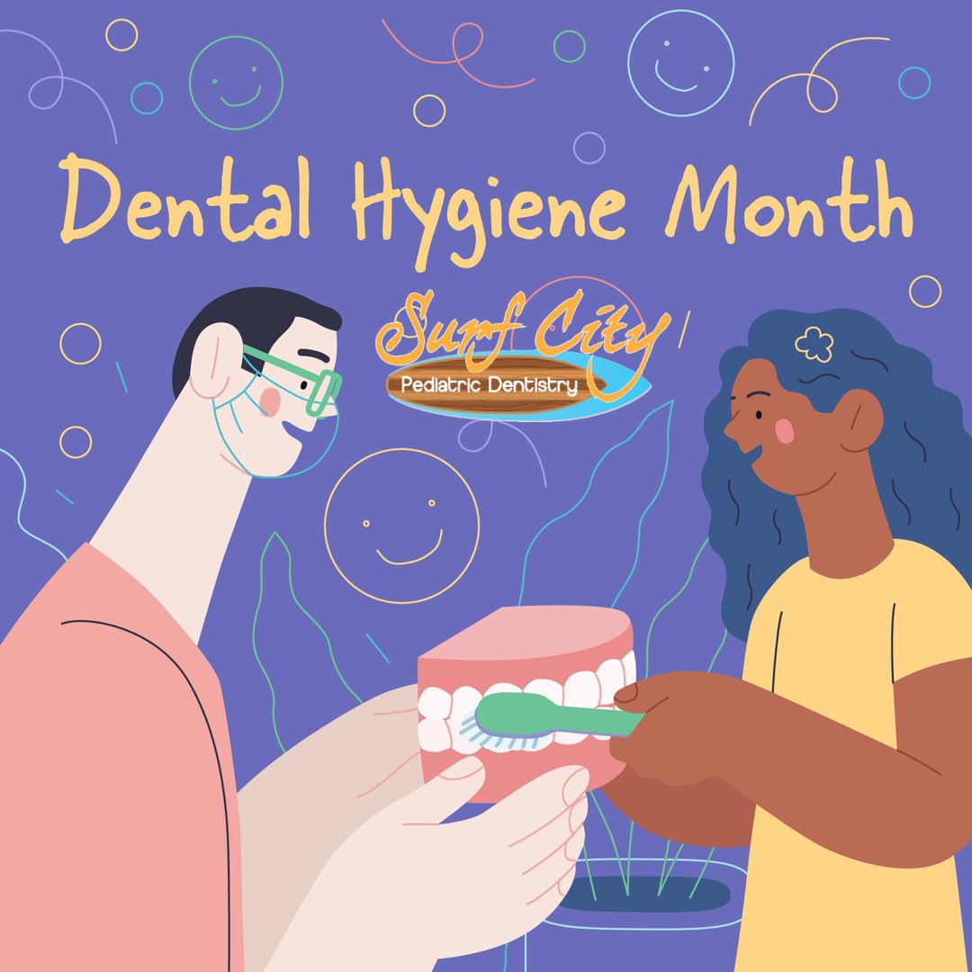 Happy Dental Hygiene Month! Remember, there's nothing better than a healthy smile! #surfcitykidsdds #surfcitypediatricdentistry #pediatricdentistry #kidsdentist #childrensdentist #hbpediatricdentist #hbkidsdentist #hbkidsdentistry #ockidsdentist #drguijon #surfcitydentist