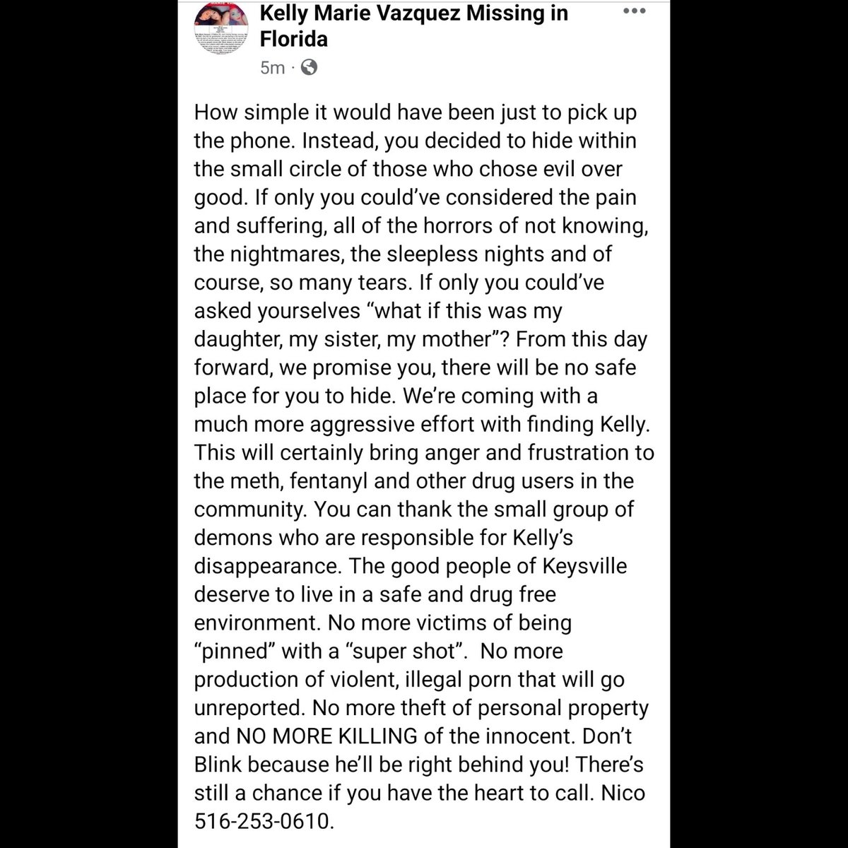 #bringkellyhome #florida #missingperson #floridalife #justiceforkellymarievazquez #Missing #werecomingforyou