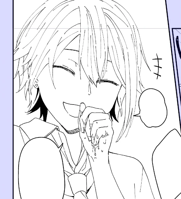 今日はニコニコのるを描きました進捗 