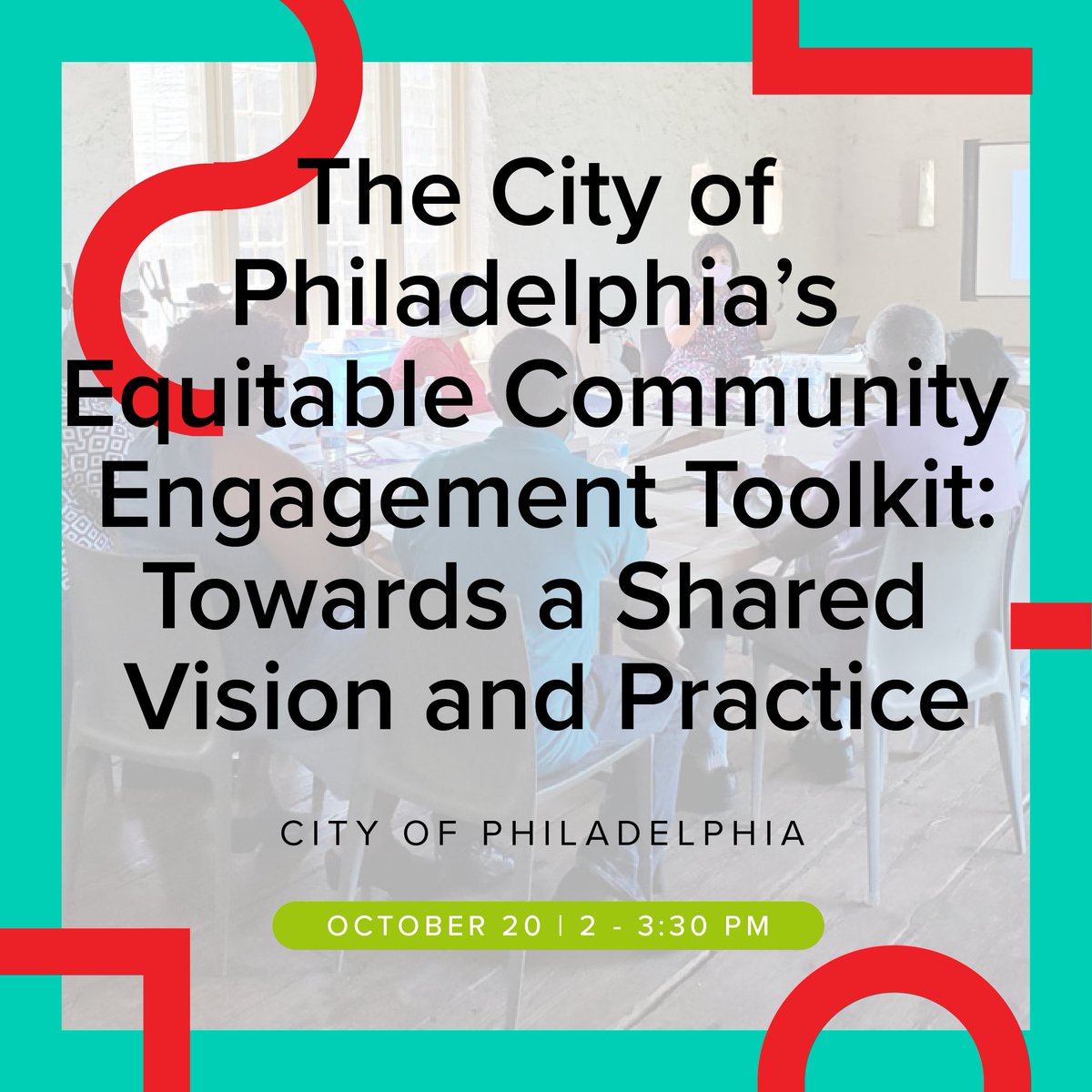 Engagement is how a city understands community needs. But what if there's no trust? Join @philadelphiagov's Service Design Studio on Zoom to learn how they spent the last few years building an Equitable Community Engagement Toolkit to ensure accountability
bit.ly/3CPEXtH