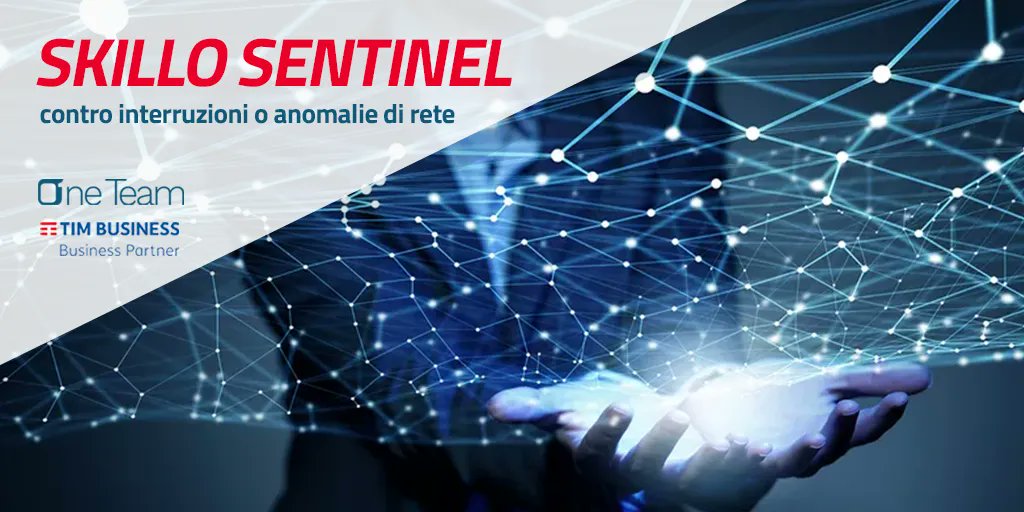 Interruzioni o #anomaliedirete sono un problema per la tua #azienda? 🚨
#SkilloSentinel è un servizio di assistenza proattiva, che invia un allarme automatico al centro di competenza per una risoluzione immediata del problema.

Contattaci per maggiori info 🖥