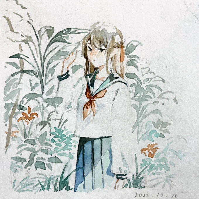 潸 