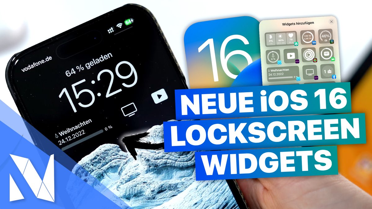 NilsHendrikWelk's tweet photo. Der iOS 16 Lockscreen bietet dank neuer Widgets extrem viel Potential📱🚀 Eine Auswahl praktischer und neuer Widgets für den iOS 16 Sperrbildschirm zeige ich euch in meinem neuen Video! 😊🔥 #iOS16 #Lockscreen #Widgets #LockscreenWidgets 
--> https://t.co/Rsv5VrS4KB https://t.co/wA9odBk0k4