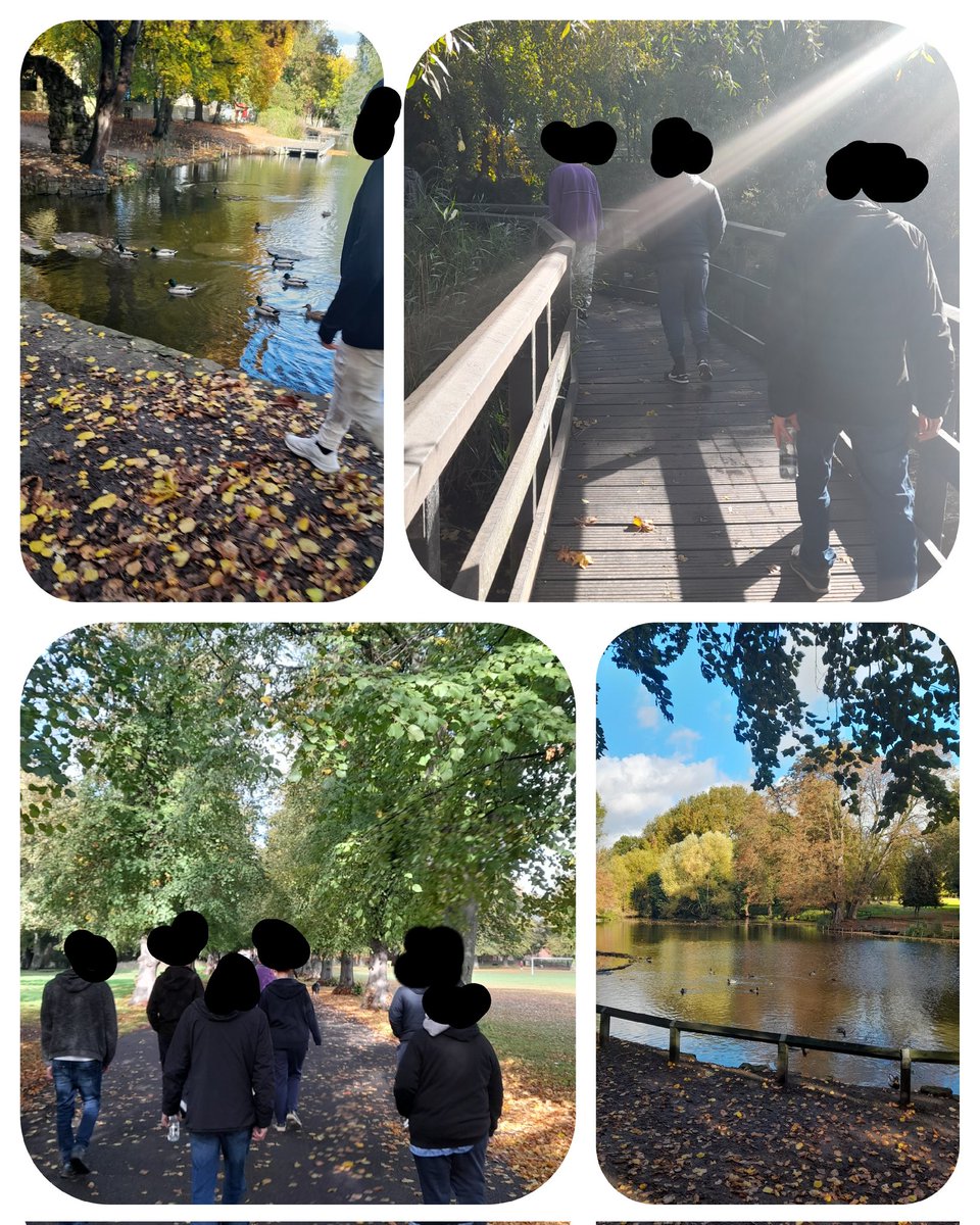 Just a few images from our Group Community Walk facilitated today for patients to Vernon Park, Notts. this morning. Not only was it good exercise but the walk also encouraged positive socialisation, helped improve mood levels &amp; acted as a stress relief.