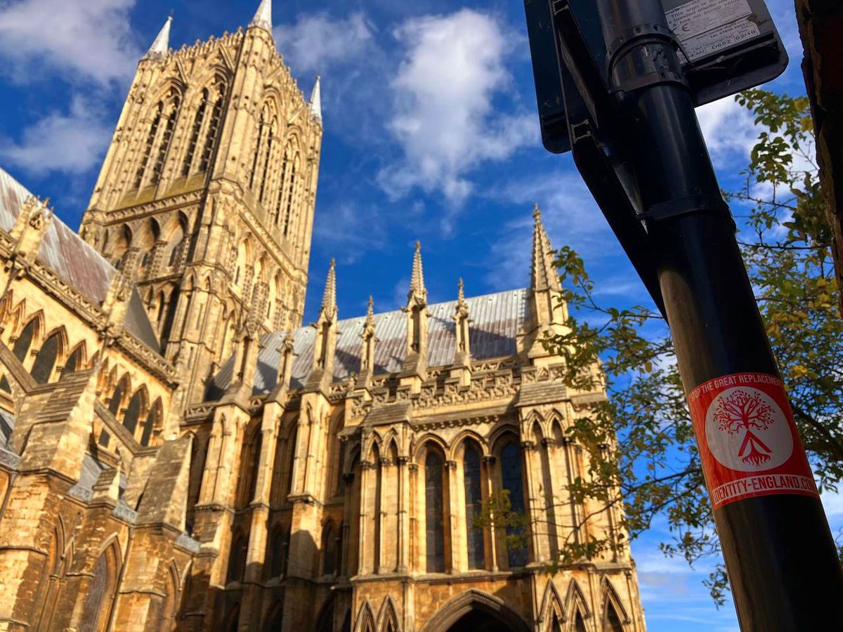 EdwardHobden's tweet photo. Lincoln
England
Home of one of the great Early Gothic cathedrals
One of the glories of England and Europe.
Identity England
Honour the past
Preserve our future
#DefendEngland
#StoptheGreatReplacement https://t.co/l26hDqzmO8