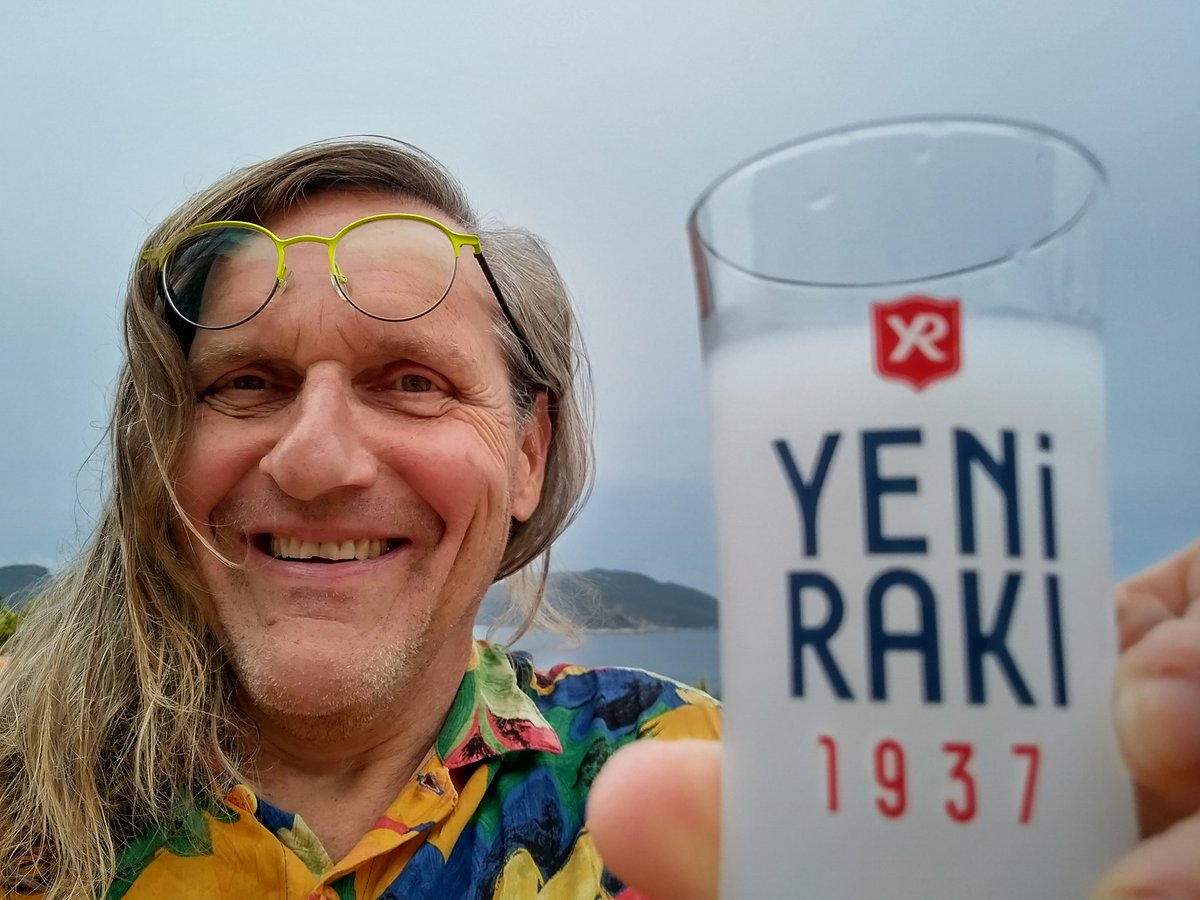 MusicSixpack's tweet photo. Clear Raki -- add water and ... Milky. #turkishmiracle https://t.co/hGm6DRm1aI