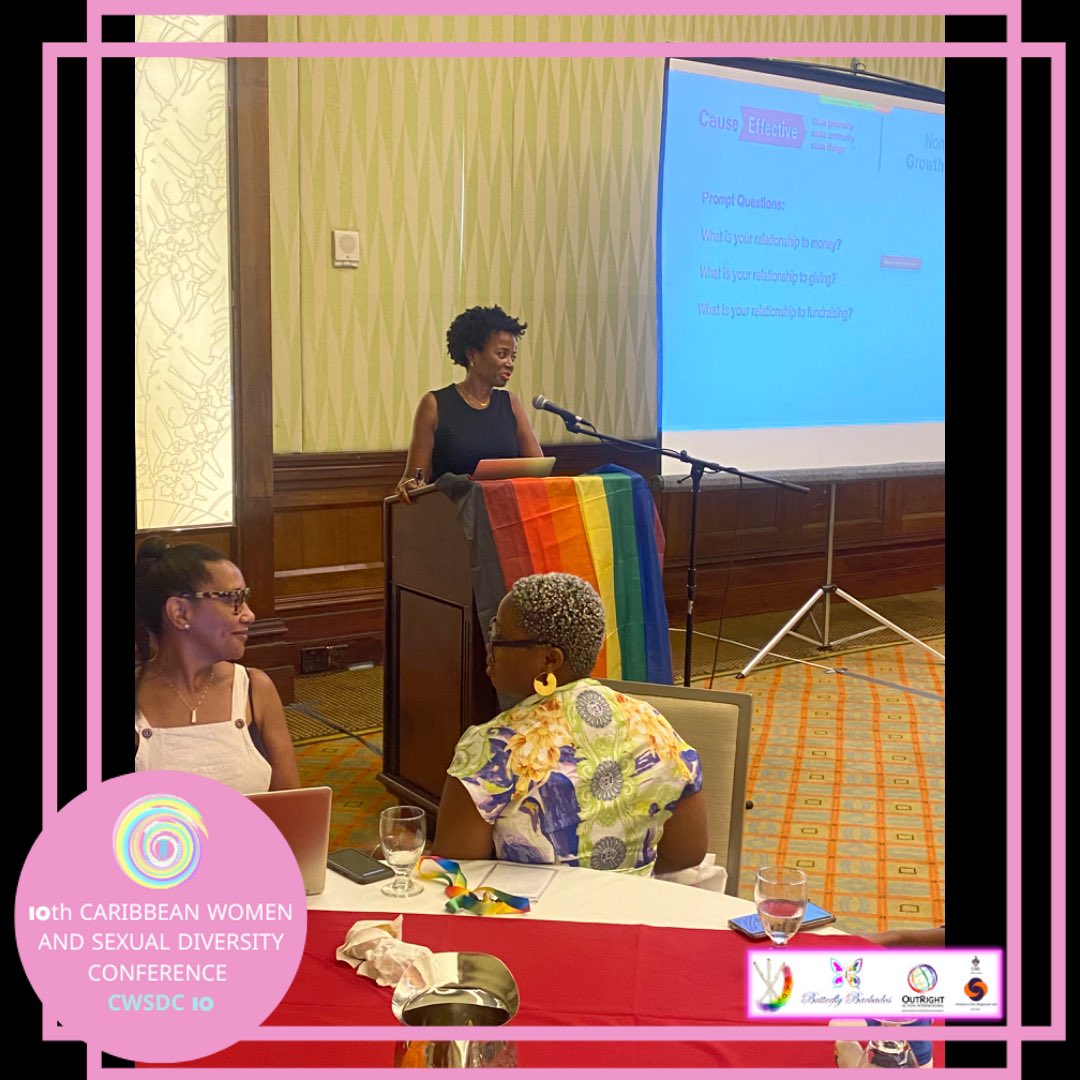 EC_Equality's tweet photo. What is your relationship with money?

@sonyashields presenting on”Becoming a Transformational Ambassador to Elevate Resources to Your Organization. #cwsdc10 #cwsdc2022 #lbtwomen #qpoc #queerwomen https://t.co/PA3Eilbzk9
