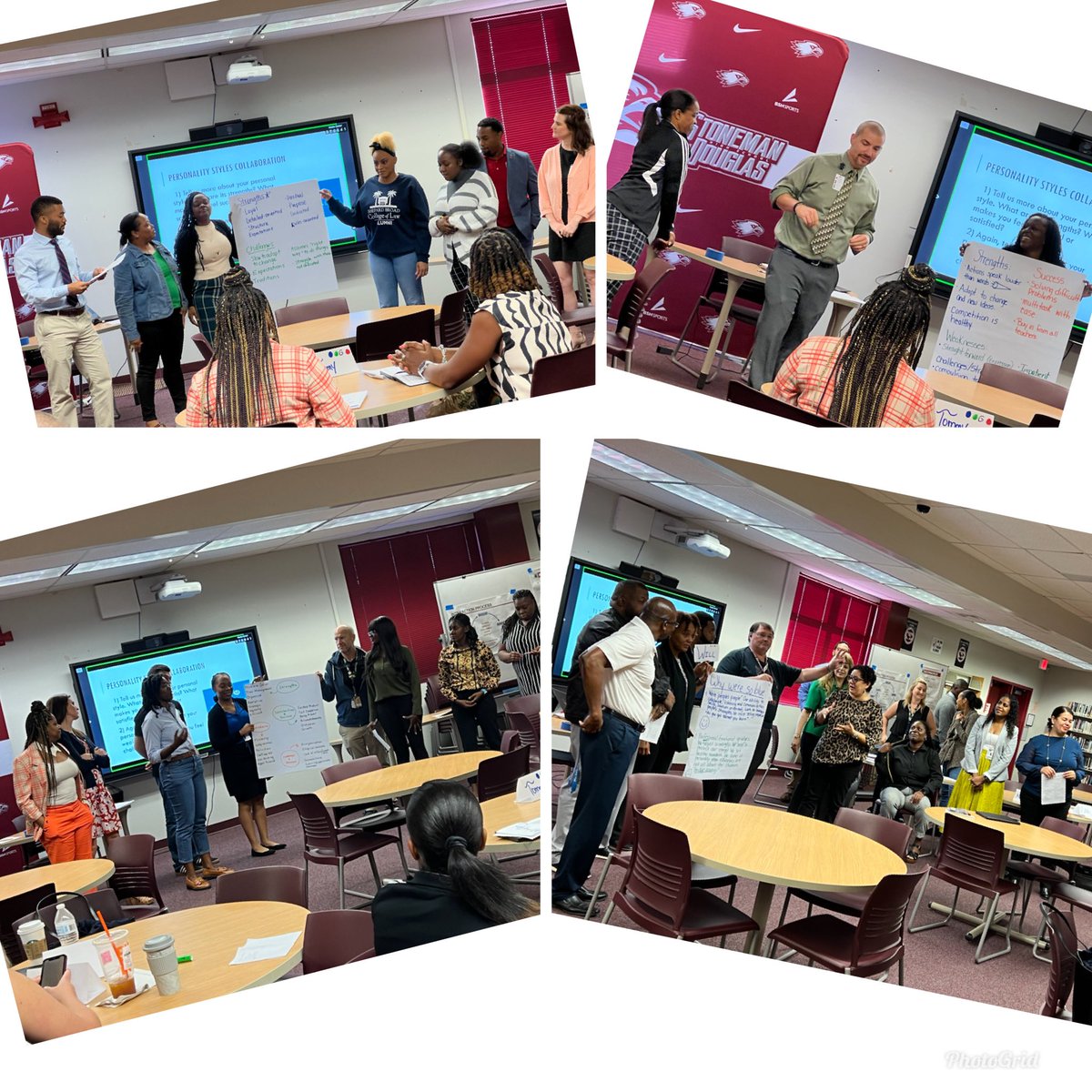 BCPSLeadership's tweet photo. Amazing aspiring leaders in the LEAD 22/23 cohort collaborate to enhance their interaction management and communication skills. Their “true colors” came out today! https://t.co/vnjLvmgujU
