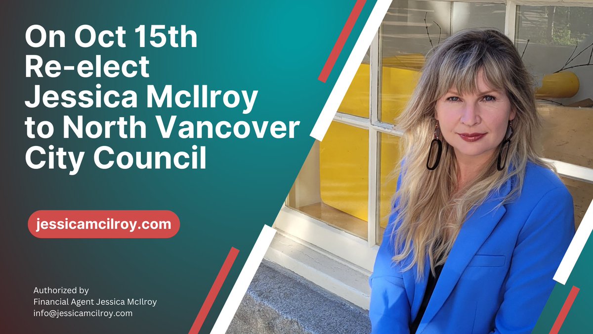 jessicamcilroy's tweet photo. Today's the day! General election day is here and the polls are open until 8 pm. Get out and vote #NorthVan!
#votecnv #votemcilroy https://t.co/OhPjX5ZLte