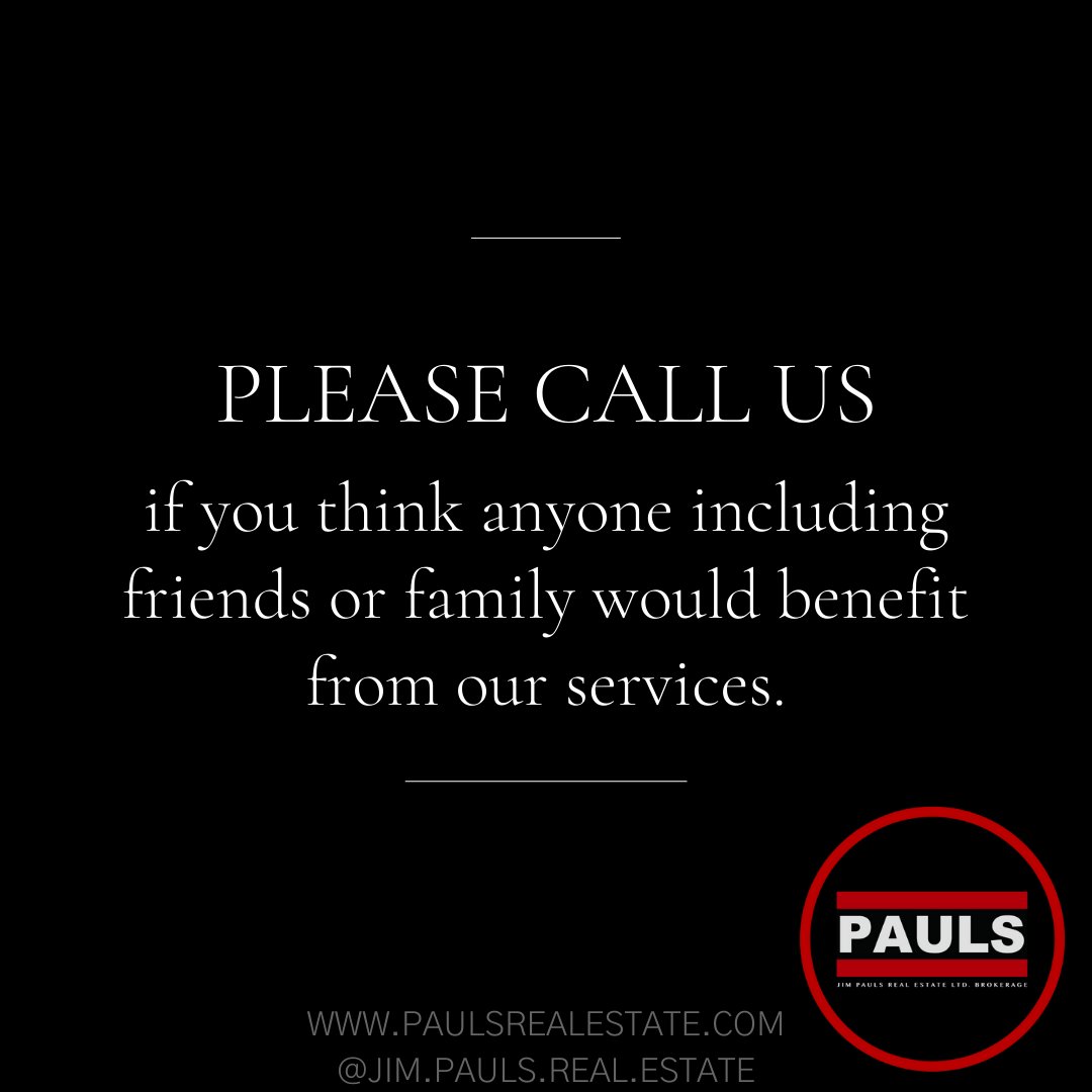 The_PAULS_Team's tweet photo. We always appreciate referrals!  

#JPRE #JimPaulsRealEstate #JimPauls #Pauls #PaulsRealEstate #RealEstate #Realtor #HamOnt #Hamilton #HamiltonOntario #HamiltonRealEstate https://t.co/sAVFXQcWtW