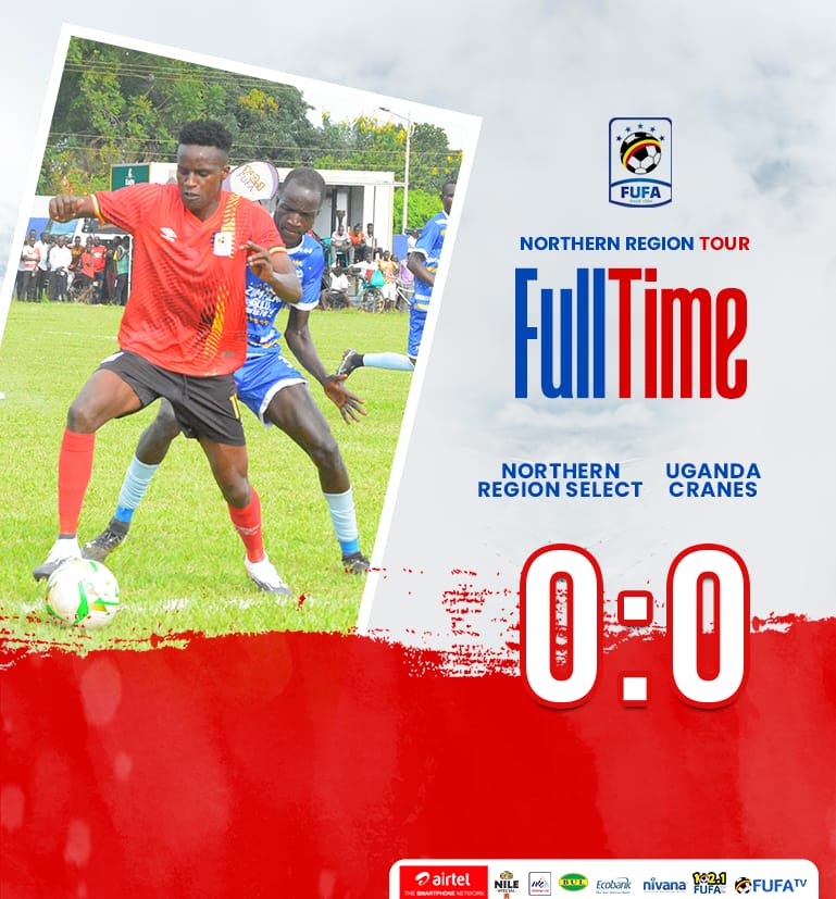 Fulltime at the Pece Stadium in Gulu. 
#UgandaCranesRegionalTours