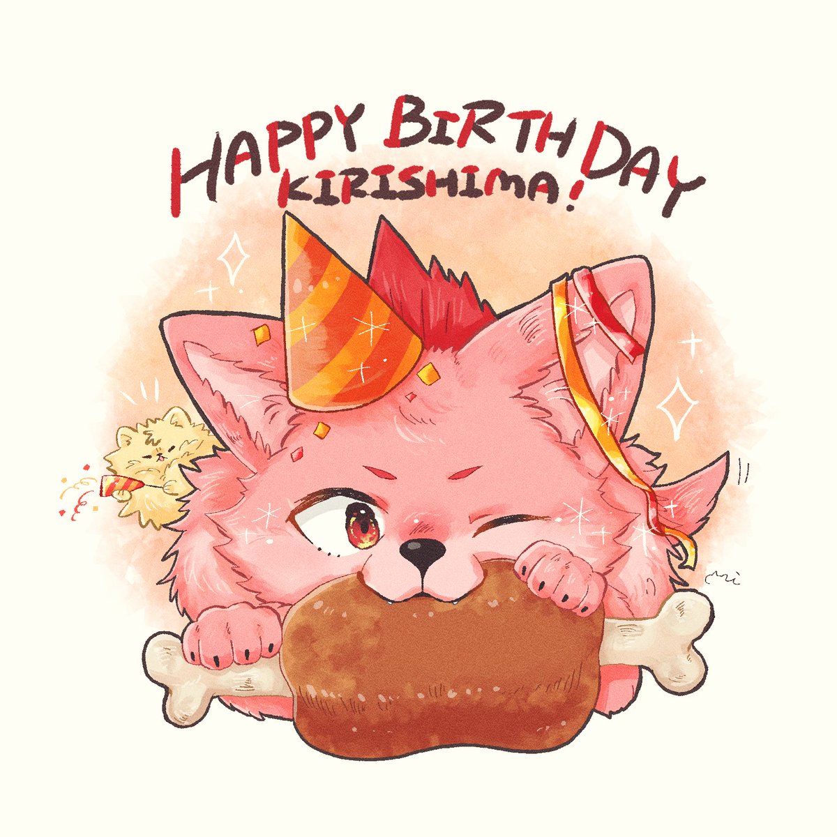切島くん！！！！
お誕生日おめでとうございます！
大好きなお肉いっぱい食べて
ハッピーな1日に、1年にしてください！
❤️BIG LOVE FOREVER❤️