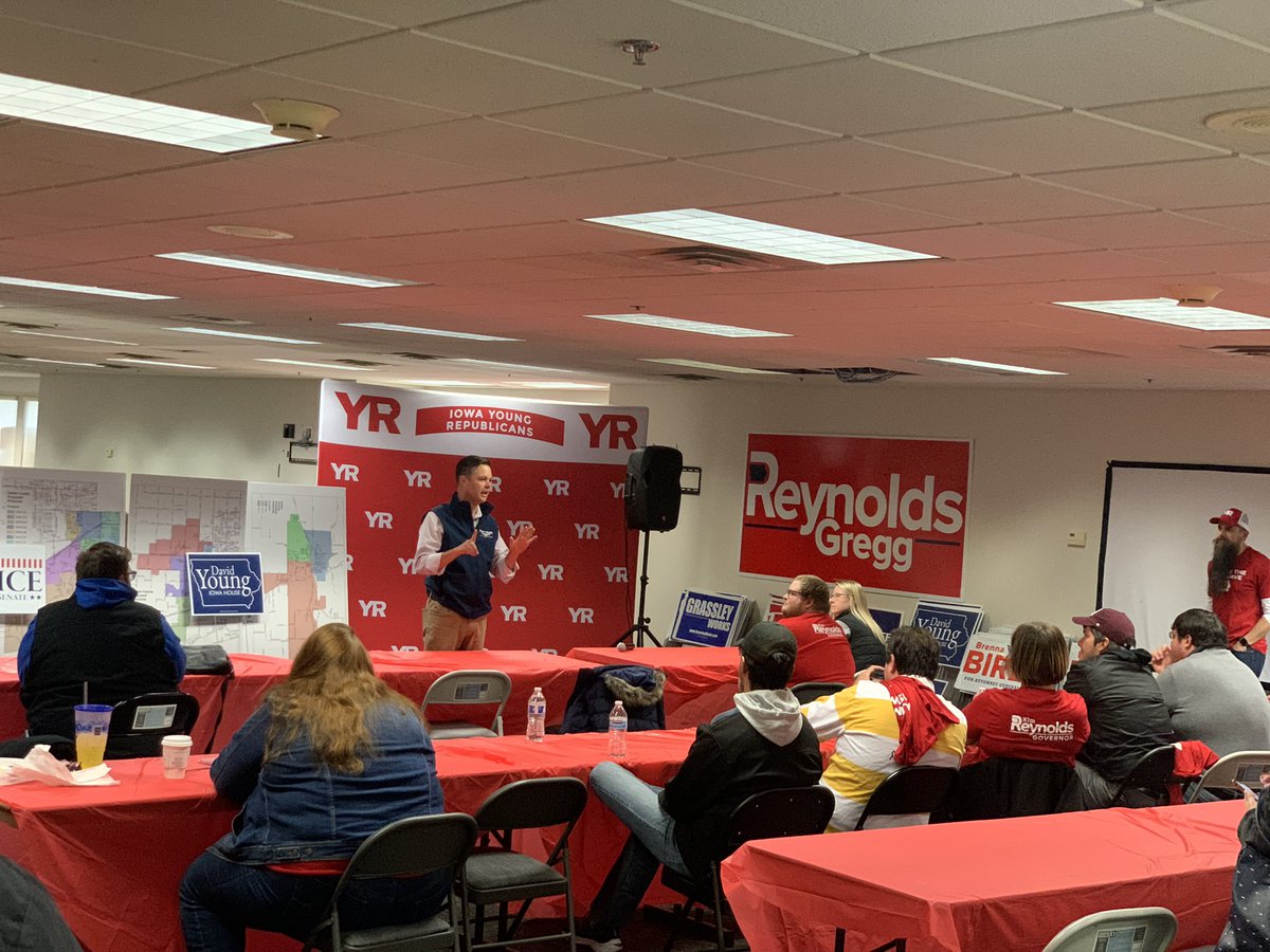 NunnForCongress's tweet image. Thank you to the @YoungIowaGOP for organizing a national deployment in #IA03! Momentum continues to build toward the #RedWave2022