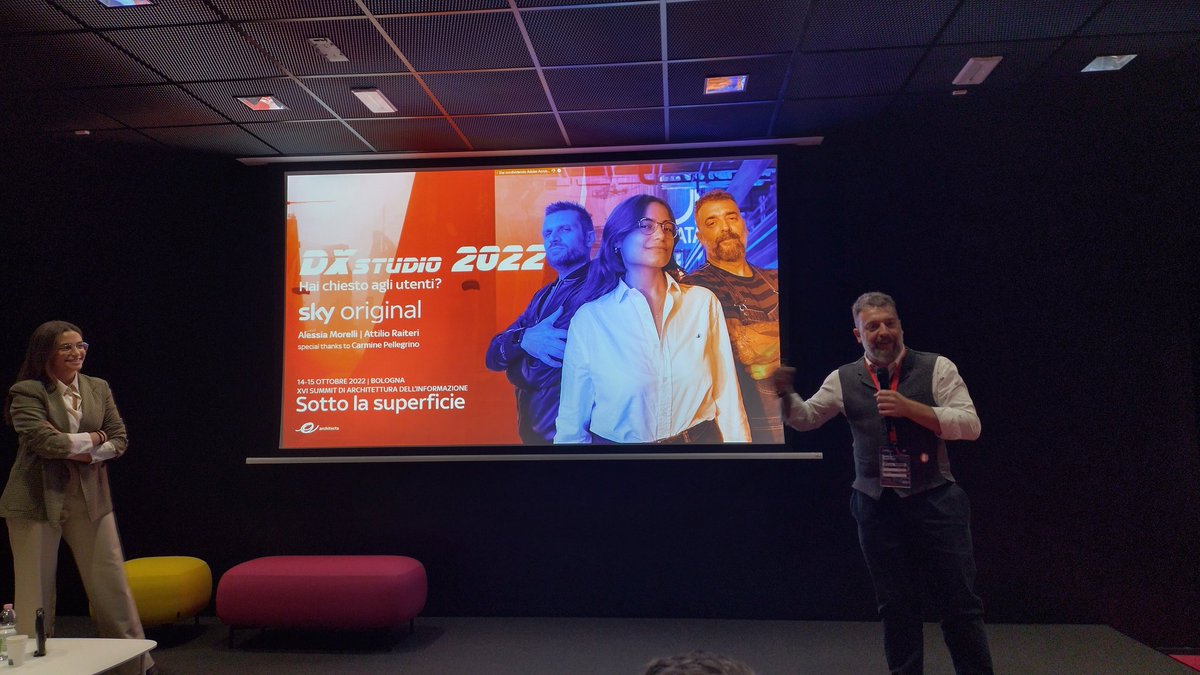 Una produzione #skyoriginal al #Summit #IIAS di <a href="/ArchitectaIA/">Architecta</a> a tema #DesignExperience per lo User Centred Design