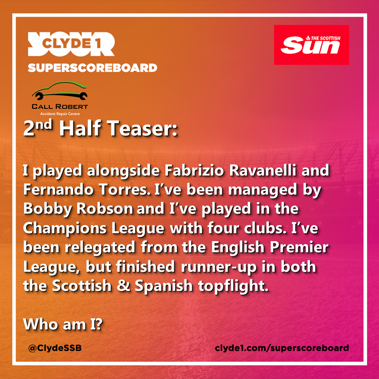 Clyde 1 Superscoreboard on Twitter "Here's your Second Half Teaser 👇