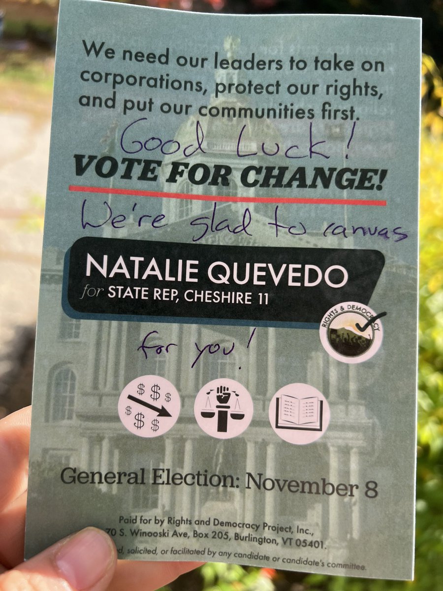 Natalie4NH's tweet photo. When you take a self care day off only to find someone else has your back. Thanks for your support! @RightsNH #NHPolitics https://t.co/G5RP08w6Ta