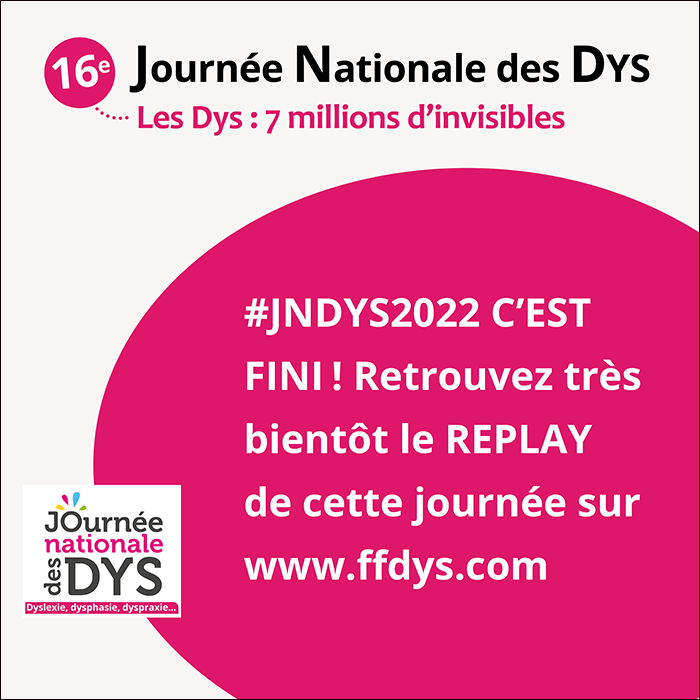FFDysfrance's tweet photo. Clôture de la 16e Journée Nationale des Dys 
Nathalie Groh présidente @FFDysfrance et Dr Agnès Gepner, directrice médicale @bonjour_malo 
Merci à toutes et tous ! 
Retrouvez bientôt le #replay de cette journée sur https://t.co/Rbfb27sl3M
#JNdys2022 #troublesdys https://t.co/wLTBP0N5MX