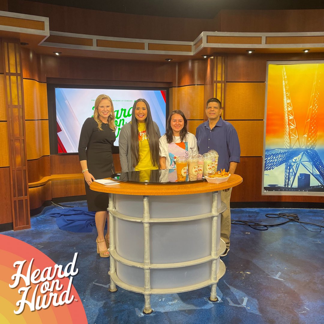 CBE's Heard on Hurd (@heardonhurd) on Twitter photo Our very own Sandy Pratcher, Executive Assistant, was accompanied by Christopher from <a href="/yumyumbitesokc/">Yum Yum Bites</a>, and were on <a href="/news9/">News 9</a> this morning to talk about Heard on Hurd. 💚🎸🧋
See you TONIGHT, 6-10pm!
Presented by <a href="/citizensedmond/">Citizens Bank</a>
#JoinTheHurd #HeardonHurd #downtownedmond Our very own Sandy Pratcher, Executive Assistant, was accompanied by Christopher from <a href="/yumyumbitesokc/">Yum Yum Bites</a>, and were on <a href="/news9/">News 9</a> this morning to talk about Heard on Hurd. 💚🎸🧋
See you TONIGHT, 6-10pm!
Presented by <a href="/citizensedmond/">Citizens Bank</a>
#JoinTheHurd #HeardonHurd #downtownedmond
