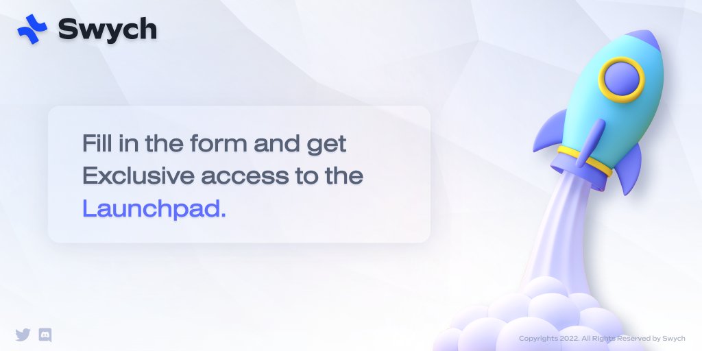 SwychFinance's tweet photo. Starting your project is easy with Swych. Thanks to our Launchpad, you can get up and running with lower fees and direct launch to Swych, which burns all native tokens. 

Submit your project application today and Swych to the future or decentralized exchanges!

#Launchpad #Swych https://t.co/PhhLvOHAGx