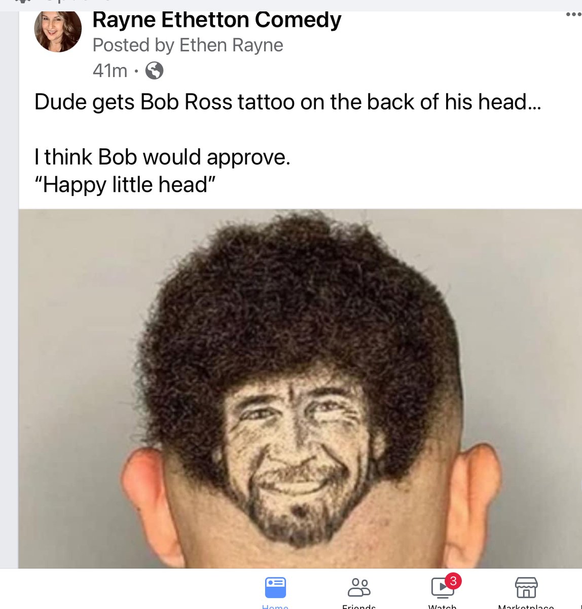 raynescomedy's tweet photo. Happy lil head https://t.co/3LSYnCA4OV
