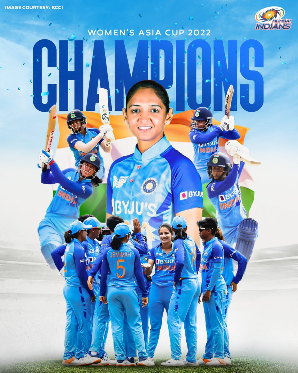 DilipKulariya's tweet photo. Many many Congratulations to the Indian women's 🏏 #TeamIndia for winning the #AsiaCup for the 7th time.
Superb performance.
Will continue this Great achivement in future also. Proud moment for the Country
CHAMPION 🏆
#INDvSRL🇮🇳🇱🇰
@BCCIWomen #AsiaCupT20 https://t.co/h9nUN10Zqf